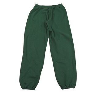 Vintage Jerzees Sweatpants Mens XL Green NuBlend Elastic Waist Joggers USA Made